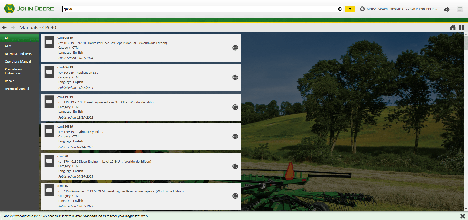 John Deere Service And Parts Advisor - JCE AG